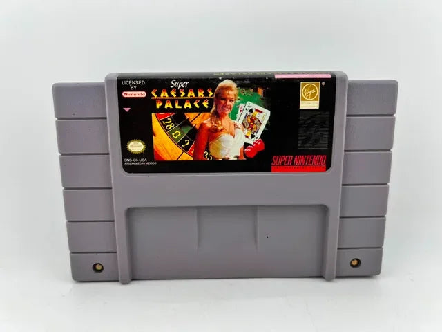 Super Caesar's Palace Super Nintendo Snes