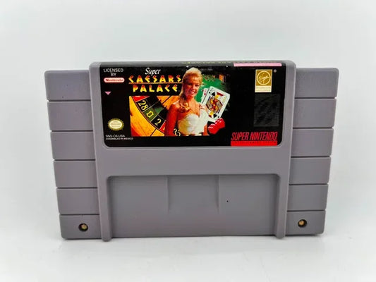 Super Caesar's Palace Super Nintendo Snes