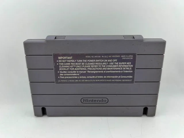 Super Tennis Super Nintendo Snes