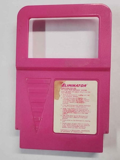Casette pour Nettoyer The Eliminator NAKI System Cleaner Nintendo NES jeux video game-x
