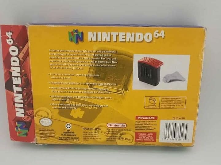 Expansion Pak NUS-007 Nintendo 64 N64 NINTENDO