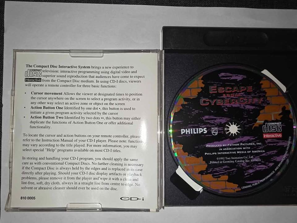 Escape from CyberCity Philips CDI Philips