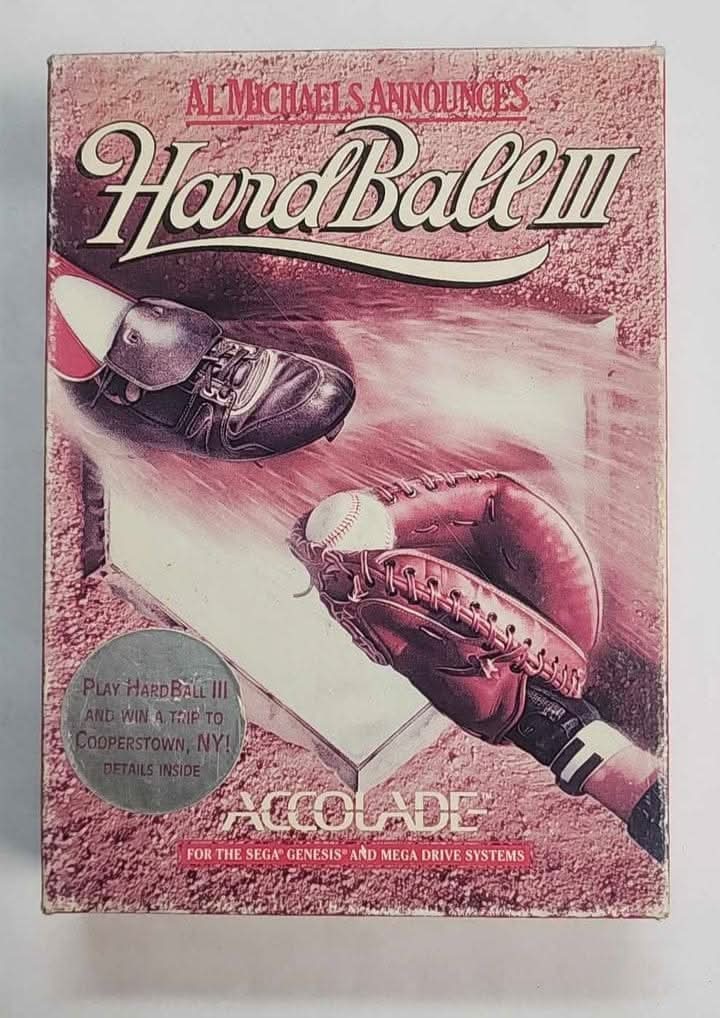 HardBall III 3 Sega Genesis SG Accolade