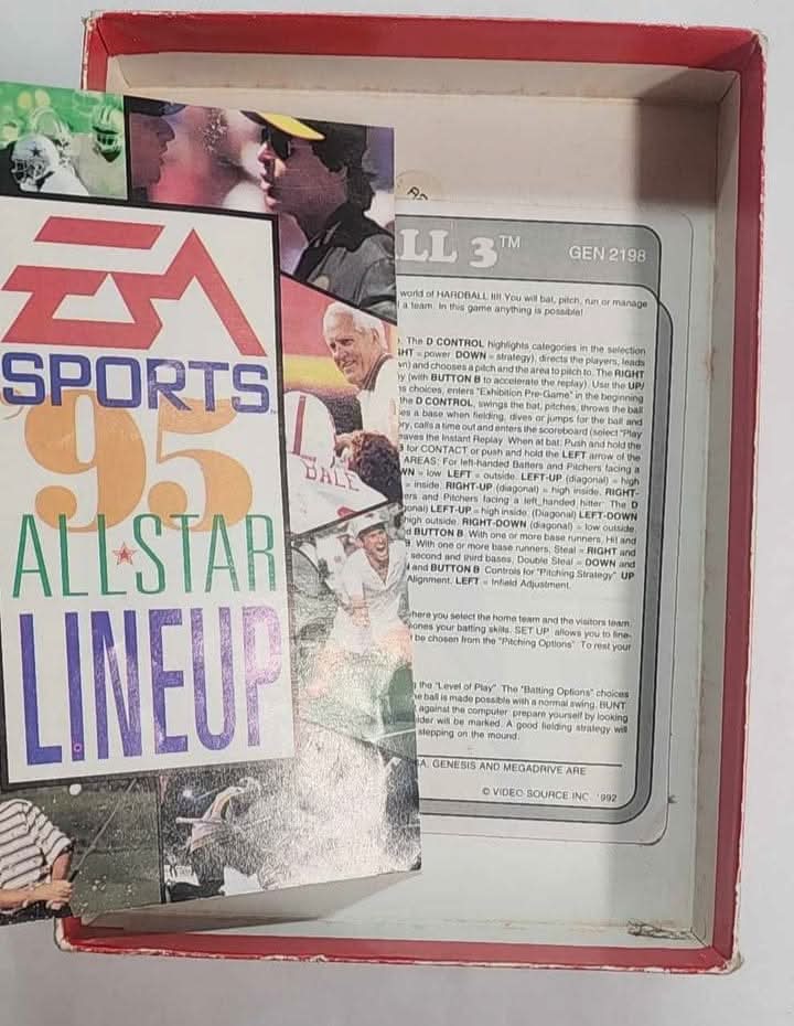 HardBall III 3 Sega Genesis SG Accolade