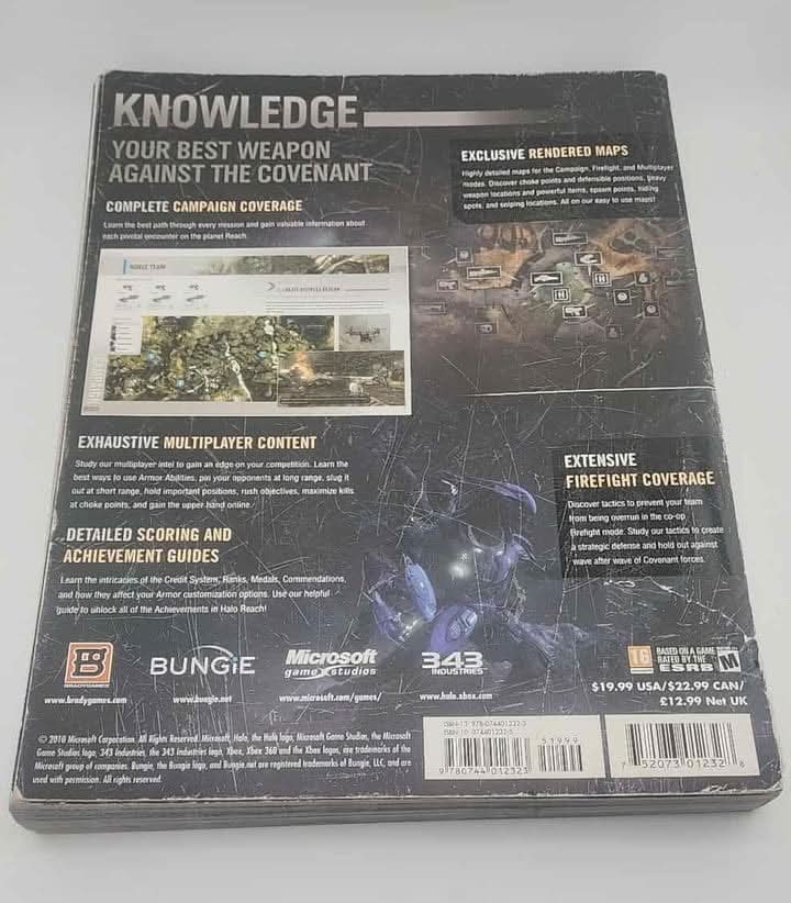 Halo Reach BradyGames Strategy Guide brady games