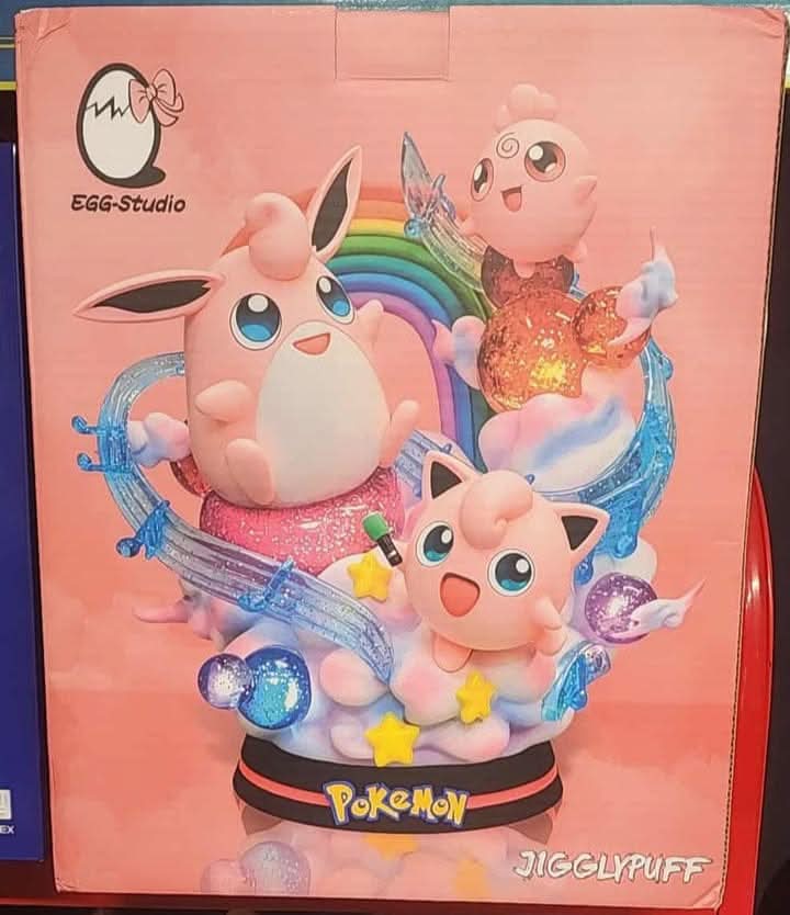 Figurine EGG Studio Jigglypuff Evolution 1/6 Resin GK Painted Statue Anime Collection EN Magasin Seulement Phat