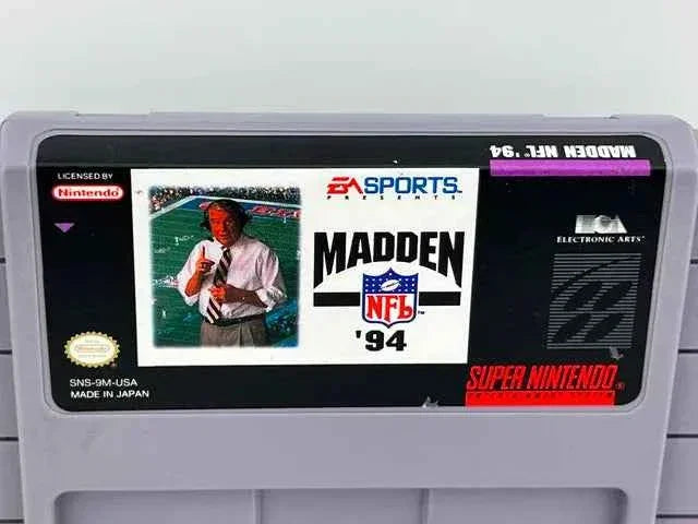 Madden NFL 94 Super Nintendo Snes