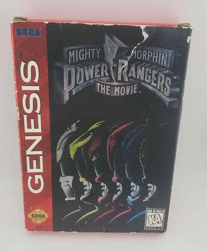 Mighty Morphin Power Rangers The Movie Sega Genesis SG sega