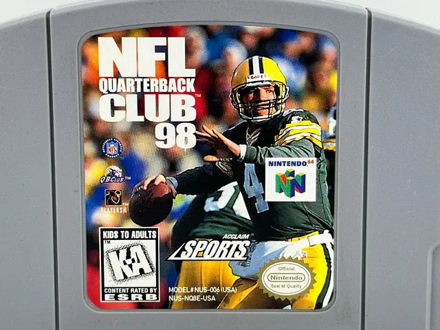 NFL Quarterback Club '98 Nintendo 64 N64