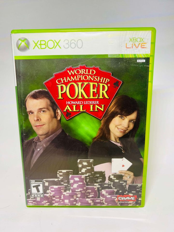 WORLD CHAMPIONSHIP POKER ALL IN XBOX 360 X360 - jeux video game-x