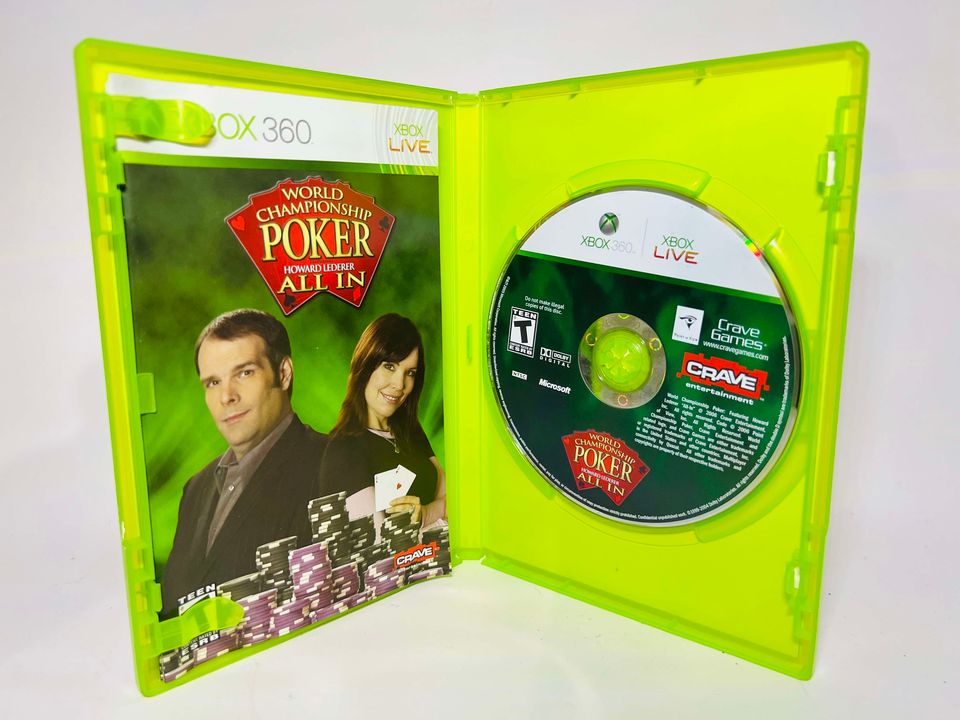 WORLD CHAMPIONSHIP POKER ALL IN XBOX 360 X360 - jeux video game-x