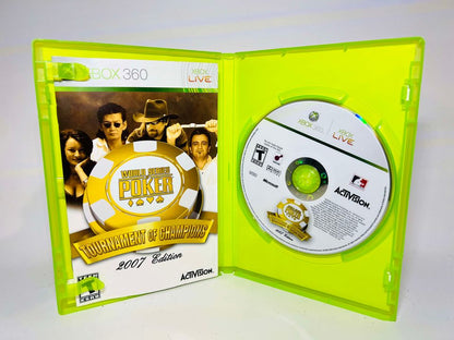 WORLD SERIES OF POKER TOURNAMENT OF CHAMPIONS 2007 (XBOX 360 X360) - jeux video game-x