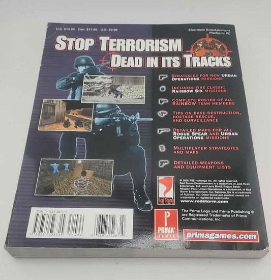 Rainbow Six: Rogue Spear & Urban Operations Prima Strategy Guide Prima