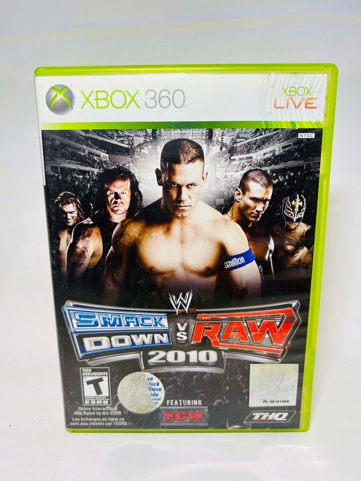 WWE SMACKDOWN VS RAW 2010 XBOX 360 X360 - jeux video game-x