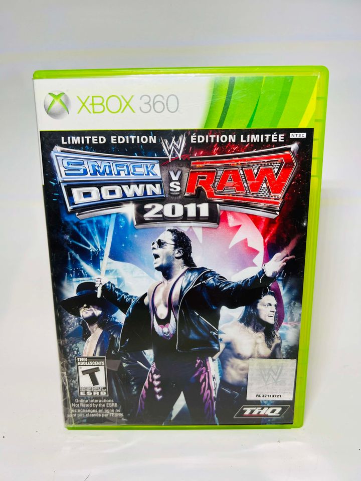 WWE SMACKDOWN VS RAW 2011 LIMITED EDITION (XBOX 360 X360) - jeux video game-x