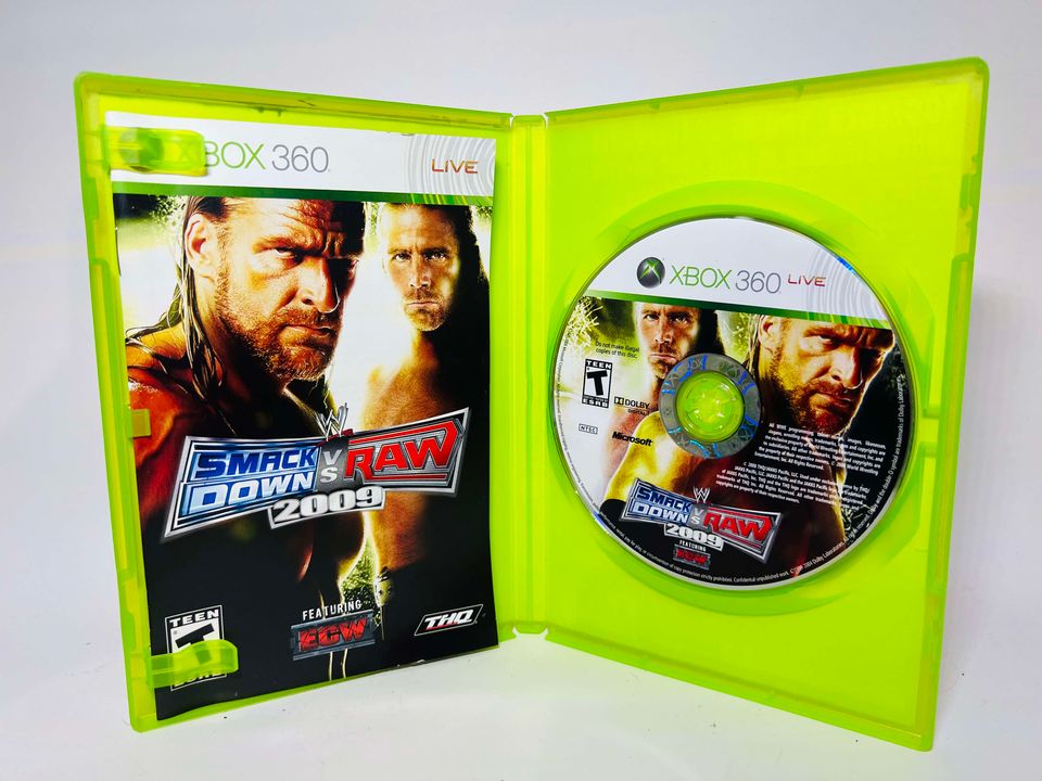 WWE SMACKDOWN VS. RAW 2009 XBOX 360 X360 - jeux video game-x