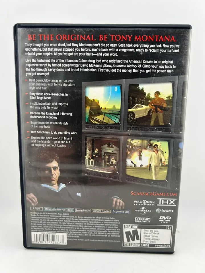 Scarface the World is Yours Collector's Edition Playstation 2 PS2