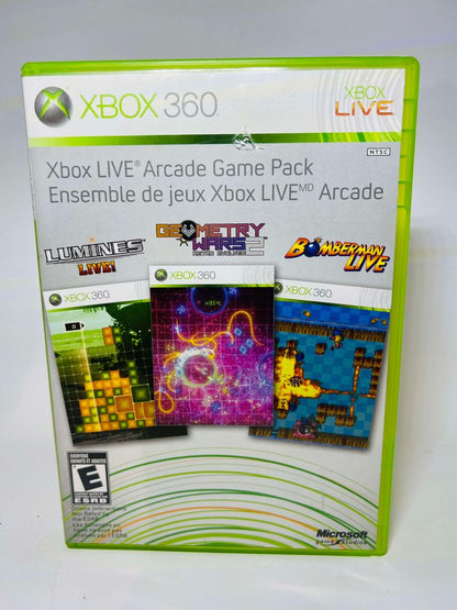 XBOX LIVE ARCADE GAME PACK XBOX 360 X360 - jeux video game-x