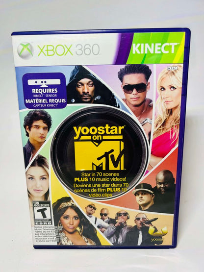 YOOSTAR ON MTV (XBOX 360 X360) - jeux video game-x