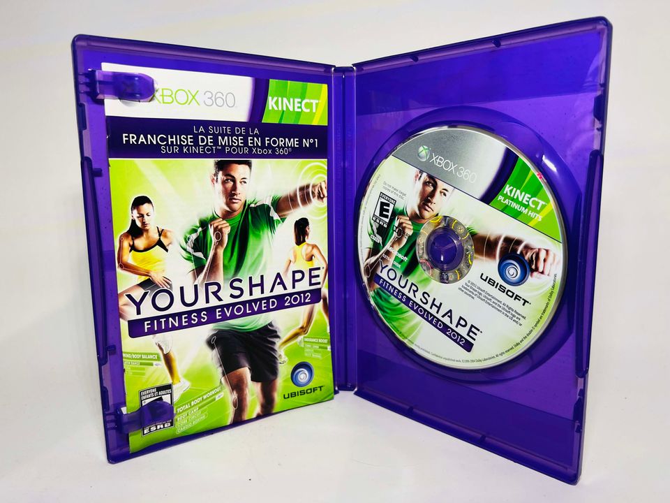 YOUR SHAPE: FITNESS EVOLVED 2012 PLATINUM HITS (XBOX 360 X360) - jeux video game-x