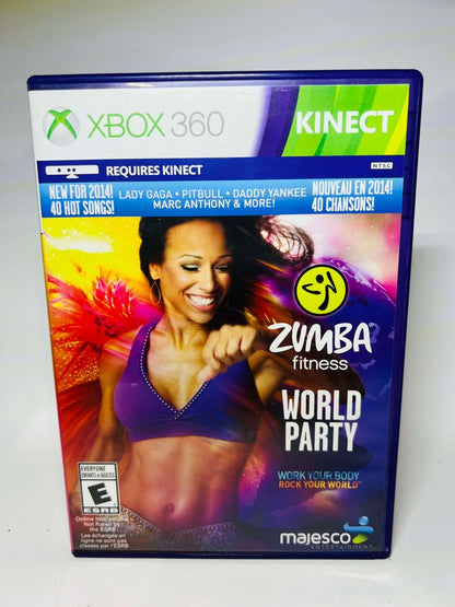 ZUMBA FITNESS WORLD PARTY XBOX 360 X360 - jeux video game-x