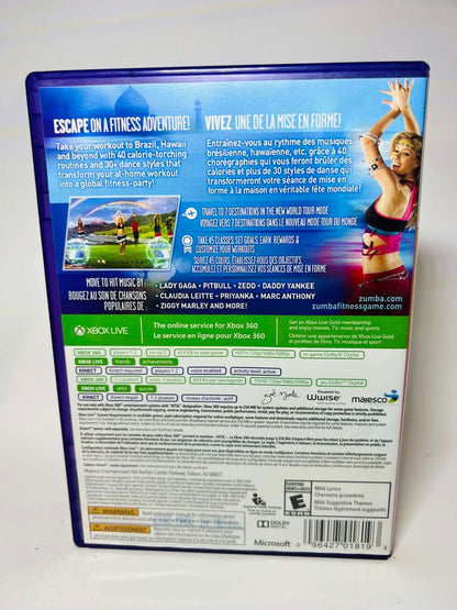 ZUMBA FITNESS WORLD PARTY XBOX 360 X360 - jeux video game-x