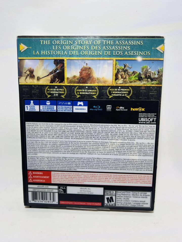 ASSASSIN'S CREED ORIGINS [GOLD EDITION] (PLAYSTATION 4 PS4) - jeux video game-x