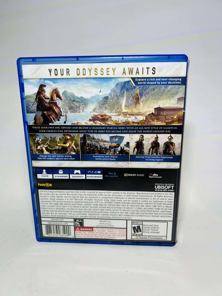 ASSASSIN'S CREED ODYSSEY PLAYSTATION 4 PS4 - jeux video game-x