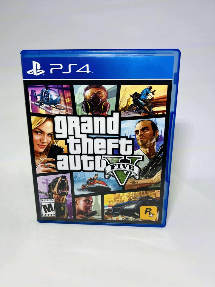 GRAND THEFT AUTO GTA  V 5 PLAYSTATION 4 PS4 - jeux video game-x