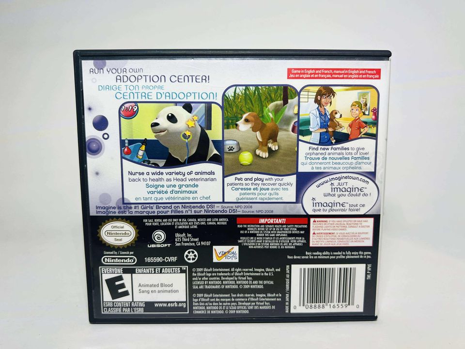 IMAGINE ANIMAL DOCTOR CARE CENTER NINTENDO DS - jeux video game-x