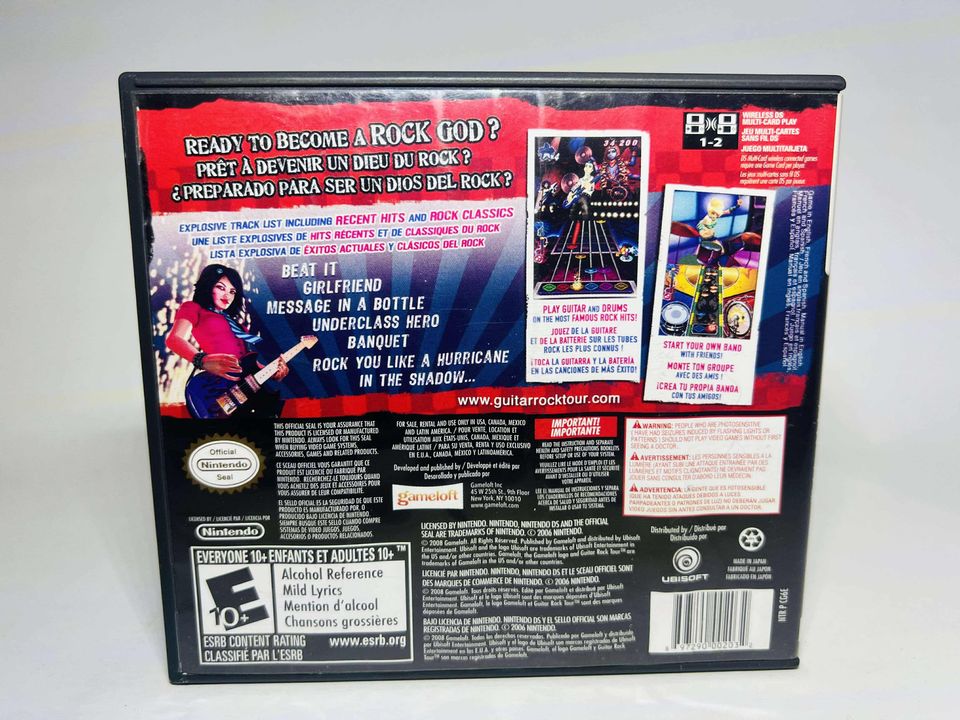 Guitar Rock Tour NINTENDO DS - jeux video game-x