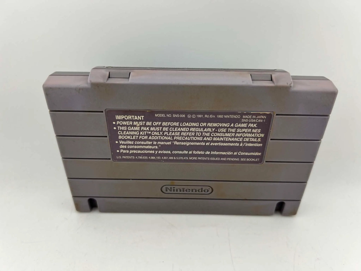 INTERNATIONAL TENNIS TOUR SUPER NINTENDO SNES