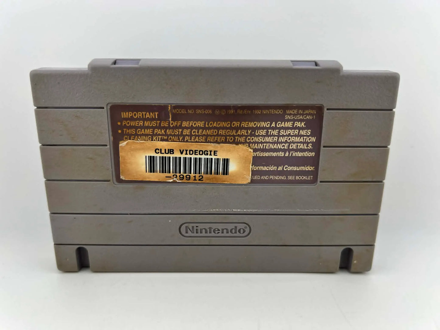 OUT TO LUNCH SUPER NINTENDO SNES