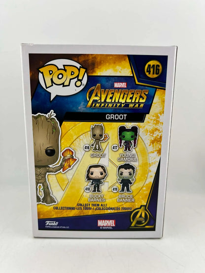 Funko Pop ! Figurine vinyle Marvel Avengers Infinity War Groot #416