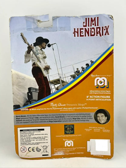 Figurine Mego Jimi Hendrix 8 pouces Monterey