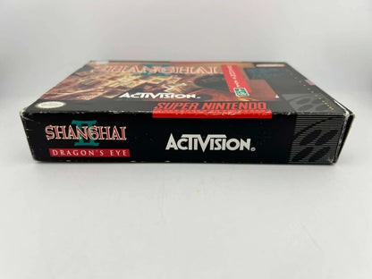 SHANGHAI II 2 DRAGON'S EYE SUPER NINTENDO SNES En Boite