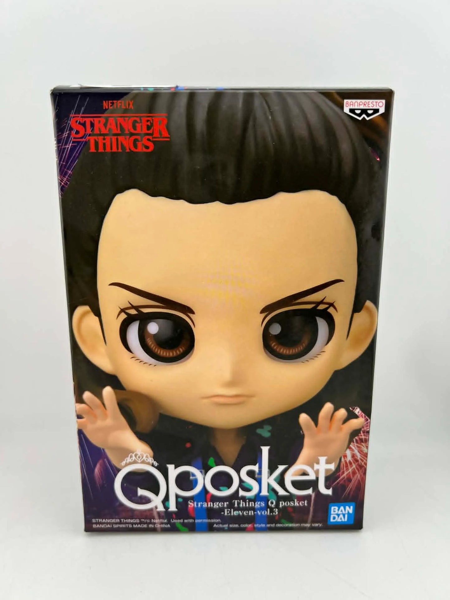 FIGURINE Stranger Things Q Posket Mini Figure Eleven Vol. 3 13 Cm