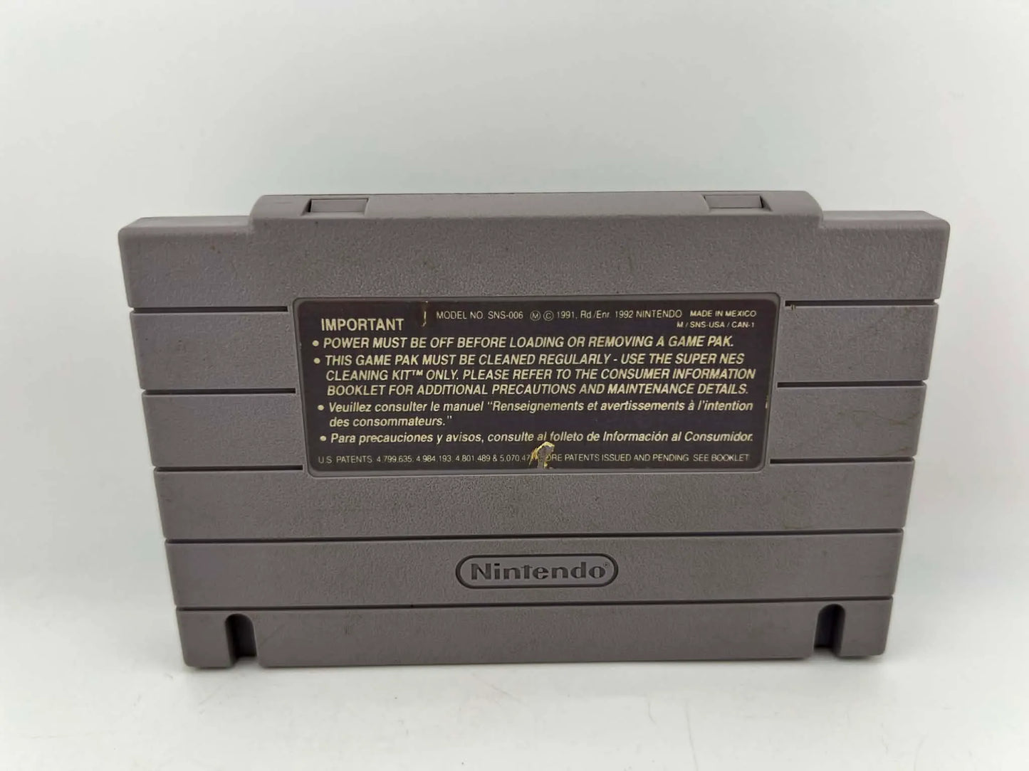 Primal Rage Super Nintendo Snes