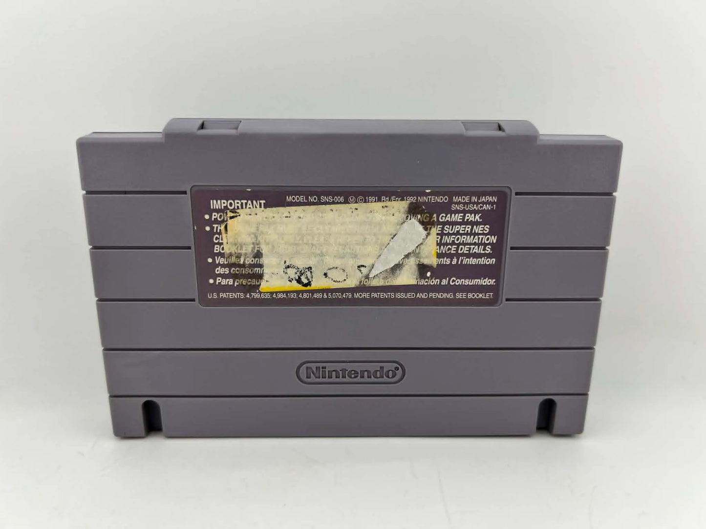 NOLAN RYAN'S BASEBALL SUPER NINTENDO SNES