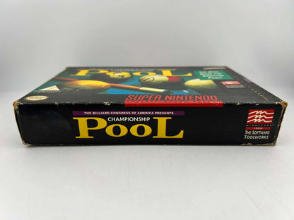 CHAMPIONSHIP POOL EN BOITE SUPER NINTENDO SNES