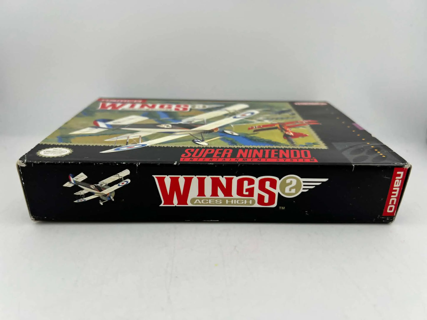 WINGS 2 ACES HIGH en boite SUPER NINTENDO SNES