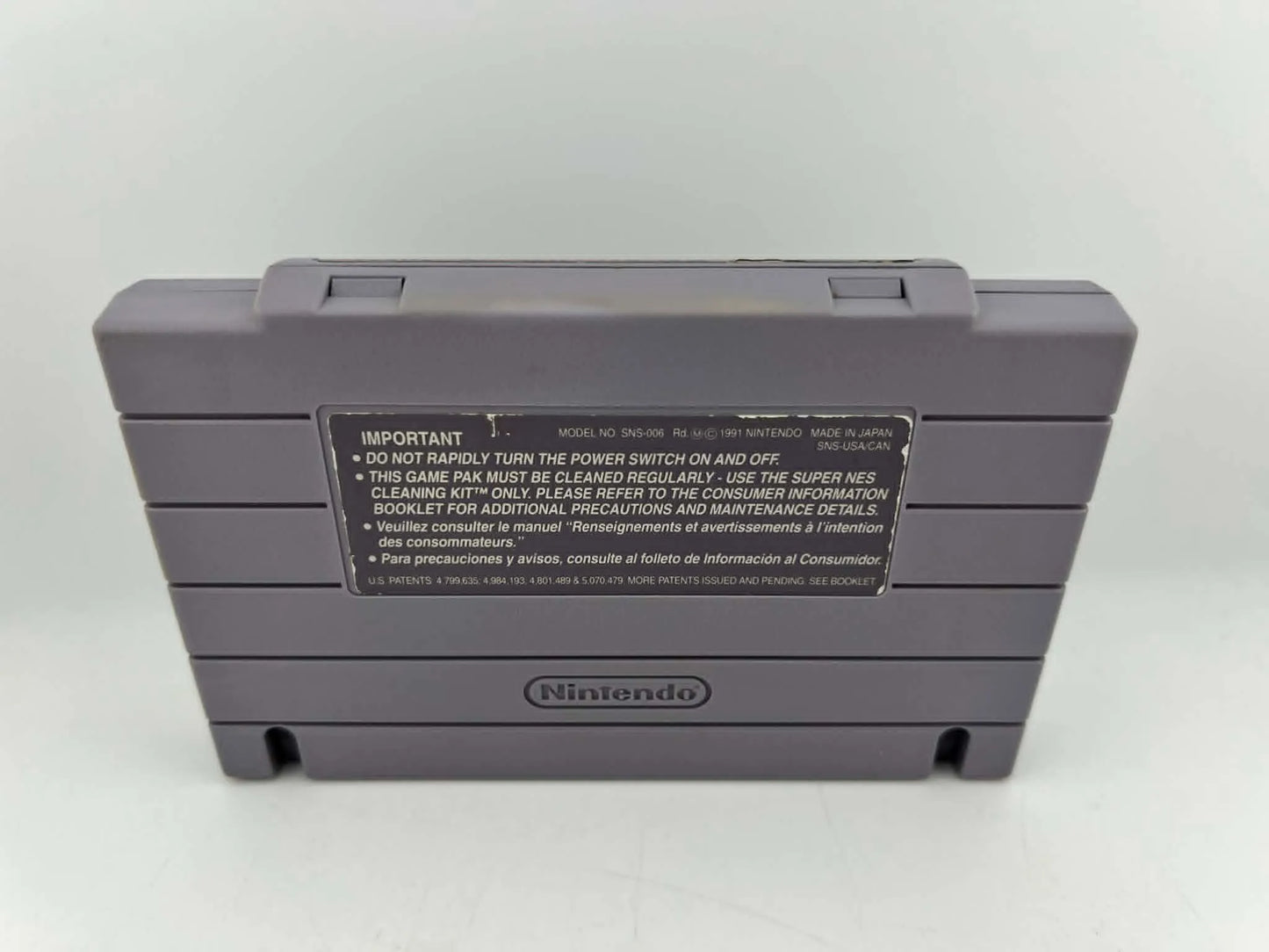 STRIKE GUNNER S.T.G. SUPER NINTENDO SNES
