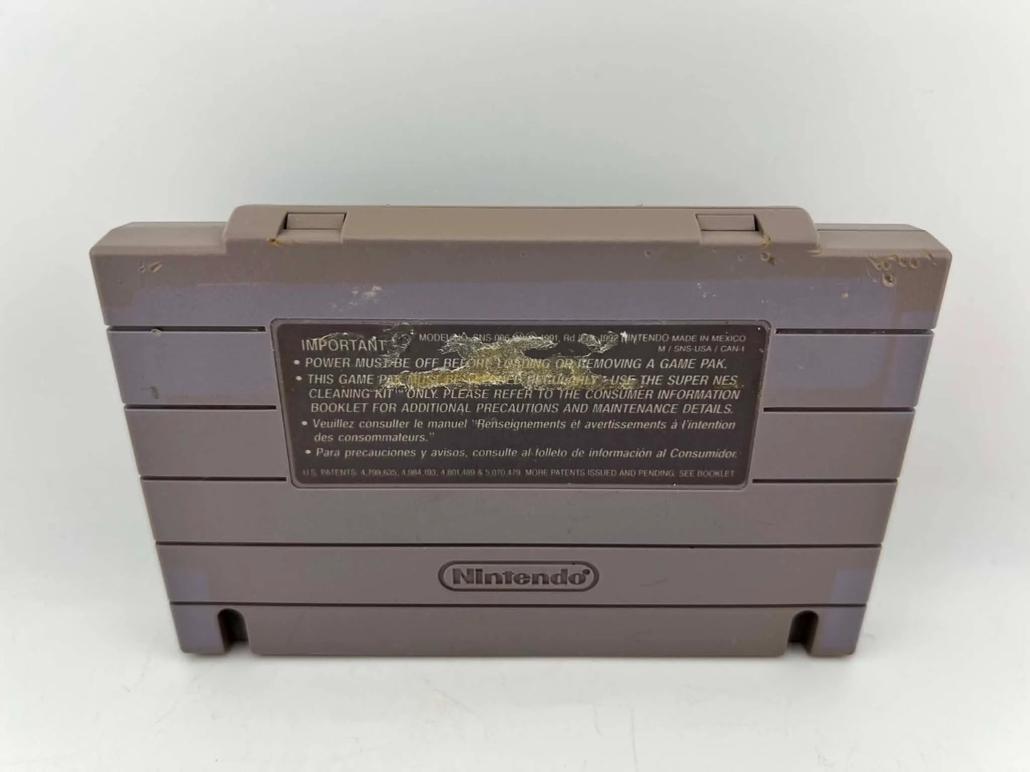 THE MASK SUPER NINTENDO SNES