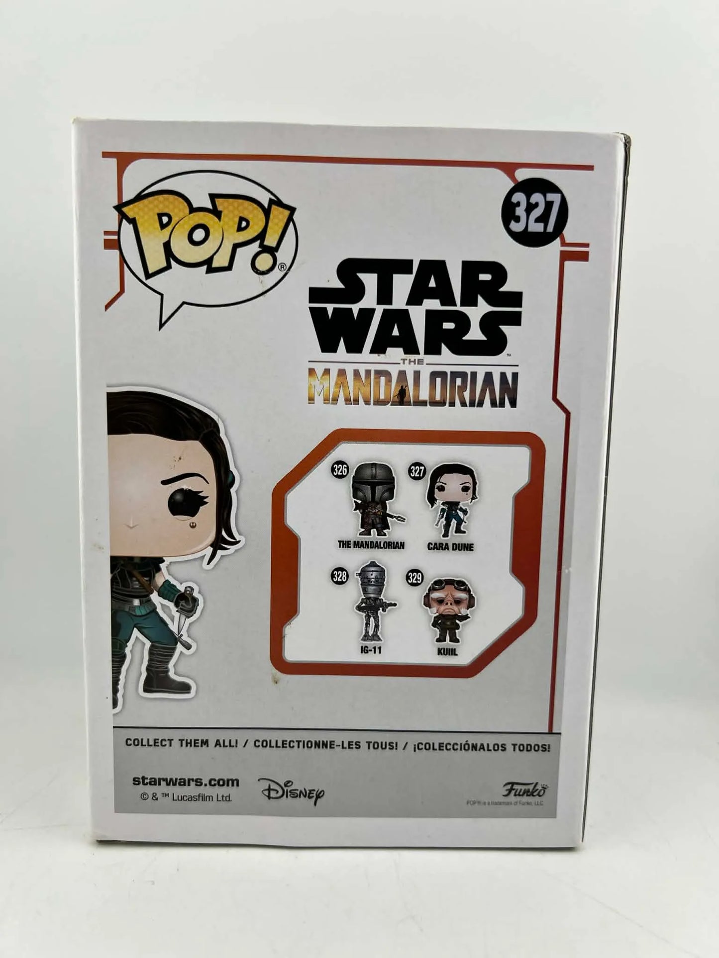 Funko Pop ! Figurine vinyle Star Wars The Mandalorian 327 Cara Dune neuve