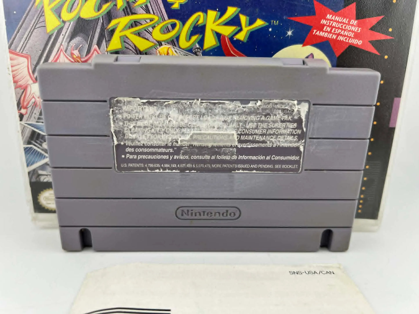 Pocky and Rocky En Boite Super Nintendo SNES