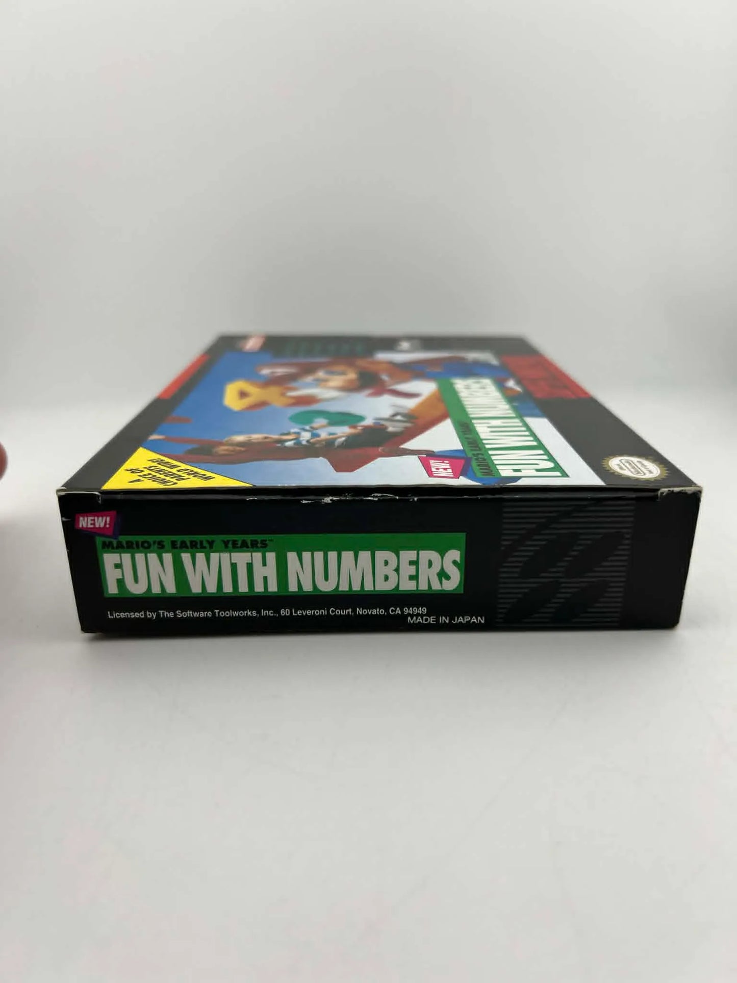 MARIO'S EARLY YEARS FUN WITH NUMBERS en boite SUPER NINTENDO SNES