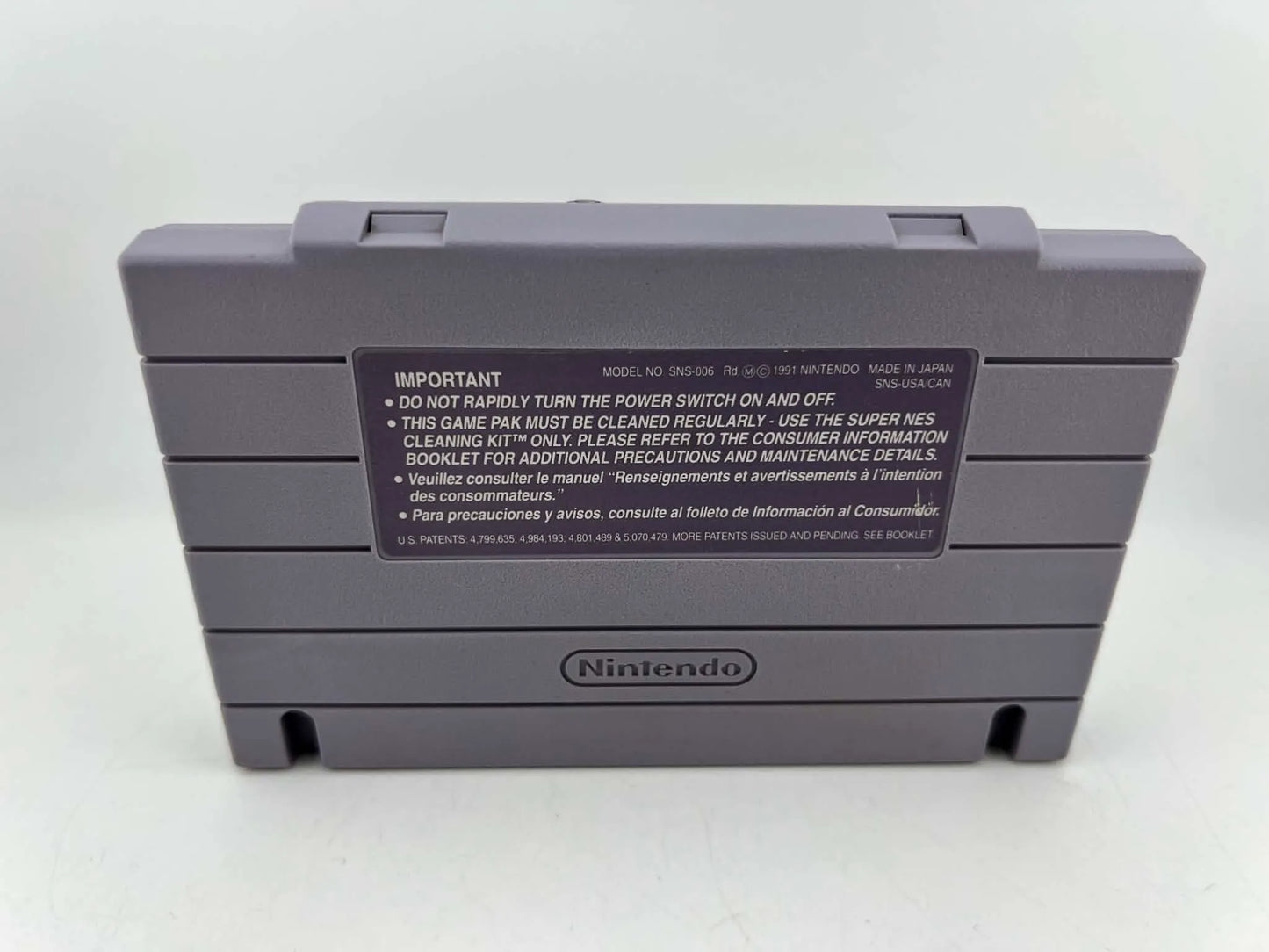 THUNDER SPIRITS SUPER NINTENDO SNES