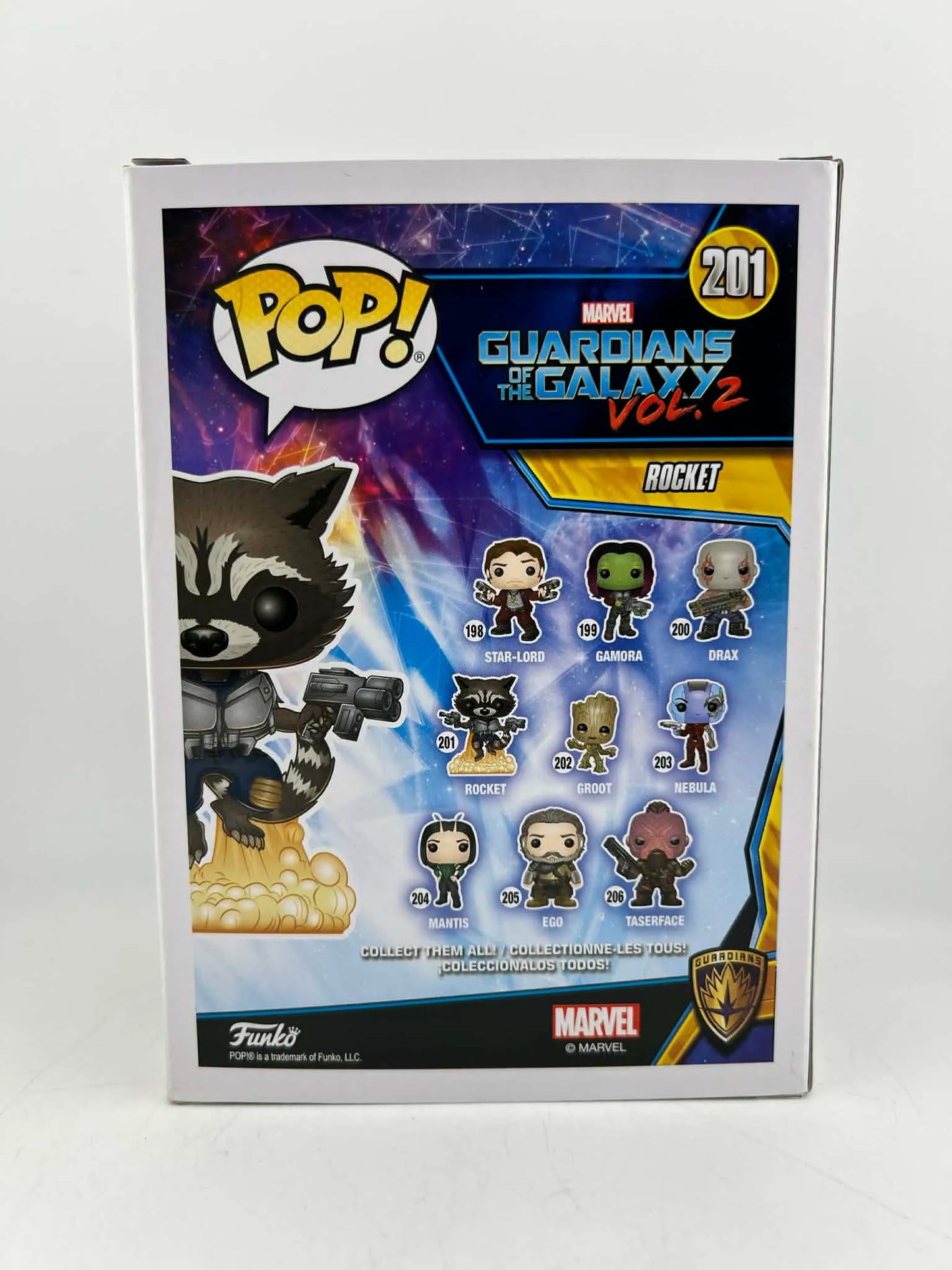 Funko Pop! Marvel Guardians of the Galaxy Vol. 2: Rocket #201