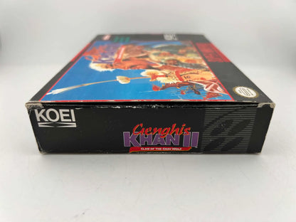 GENGHIS KHAN II 2 : CLAN OF THE GRAY WOLF EN BOITE SUPER NINTENDO SNES