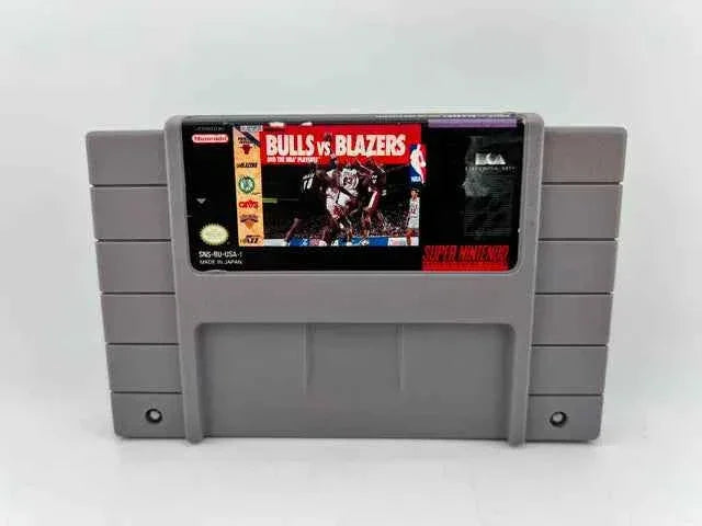 Bulls Vs Blazers and the NBA Playoffs Super Nintendo Snes